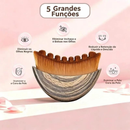 Escova Facial Drenagem Linfática Massageador Anti Inchaço Lifting Skincare Rosto Pele Gua Sha Glow
