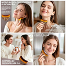 Escova Facial Drenagem Linfática Massageador Anti Inchaço Lifting Skincare Rosto Pele Gua Sha Glow