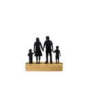 🏡 Enfeite de Mesa Silhueta Família – Decoração Especial