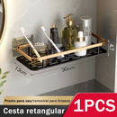 🚿 Kit Premium – Suporte de Shampoo / Prateleiras de Banheiro Sem Furo | Alumínio de Alta Resistência