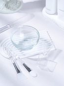 5 Pçs Escova Facial Máscara Tigela Colher Conjunto Lama Filme Mistura Aplicador Transparente Vara Ferramenta De Beleza
