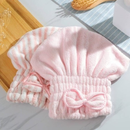 Touca para seca cabelo Mágica Touca de Banho Super Absorvente Toalha de Microfibra Seca cabelo pronto entregar-YOUYI