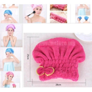 Touca para seca cabelo Mágica Touca de Banho Super Absorvente Toalha de Microfibra Seca cabelo pronto entregar-YOUYI