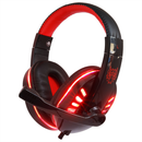 Fone Headset Gamer Led 7.1 Microfone Controle Profissional Jogo Pc Note USB P2