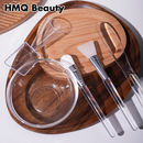 5 Pçs Escova Facial Máscara Tigela Colher Conjunto Lama Filme Mistura Aplicador Transparente Vara Ferramenta De Beleza