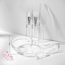 5 Pçs Escova Facial Máscara Tigela Colher Conjunto Lama Filme Mistura Aplicador Transparente Vara Ferramenta De Beleza