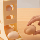 Porta Ovos Deslizante Organizador Para Geladeira De 4 Camadas Automática Rolantes