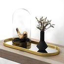 Bandeja Espelhada Banheiro Lavabo Bandeja Decorativa Multiuso