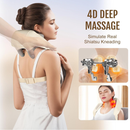 Massageador de Pescoço e Ombros, Alívio de Tensão, Função de Aquecimento, Relaxamento Muscular Profundo