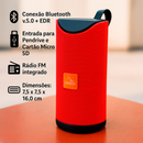 Caixinha de Som Portátil Sem Fio Wireless Bluetooth MP3 Cartão SD Rádio FM PenDrive