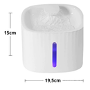 Fonte De Água Pet Bebedouro Automático 3 Litros Com Filtro Triplo Iluminação LED Cães Gatos Shopee