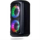Caixa de Som Bluetooth LED RGB PartyBox Wireless Subwoofer Karaokê Com Microfone
