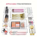 Kit 16/25 Organizador Acrílico Multiuso Tranparente Resistente Retângular